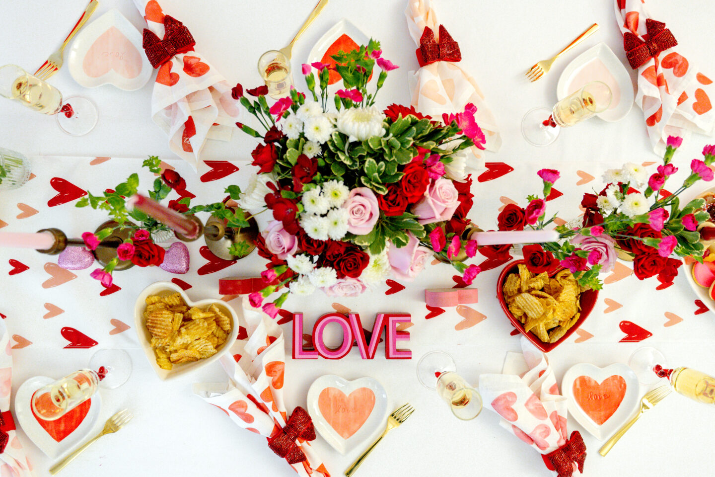 Valentine's Day Activities. Dips and Chicks. Valentine's Day tablescape. Valentine's Day party. Galentine's Day party. 