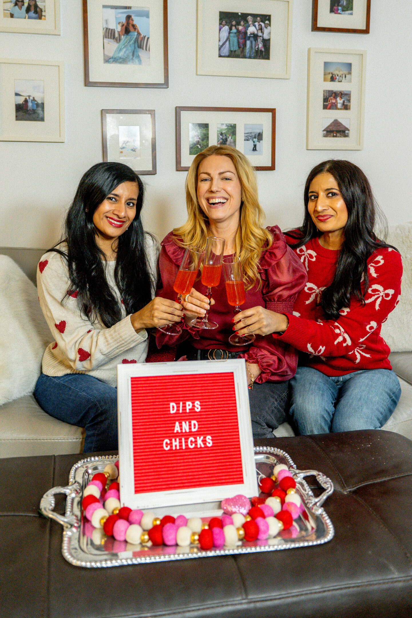 Valentine's Day Activities. Dips and Chicks. Valentine's Day party. Galentine's Day party. 