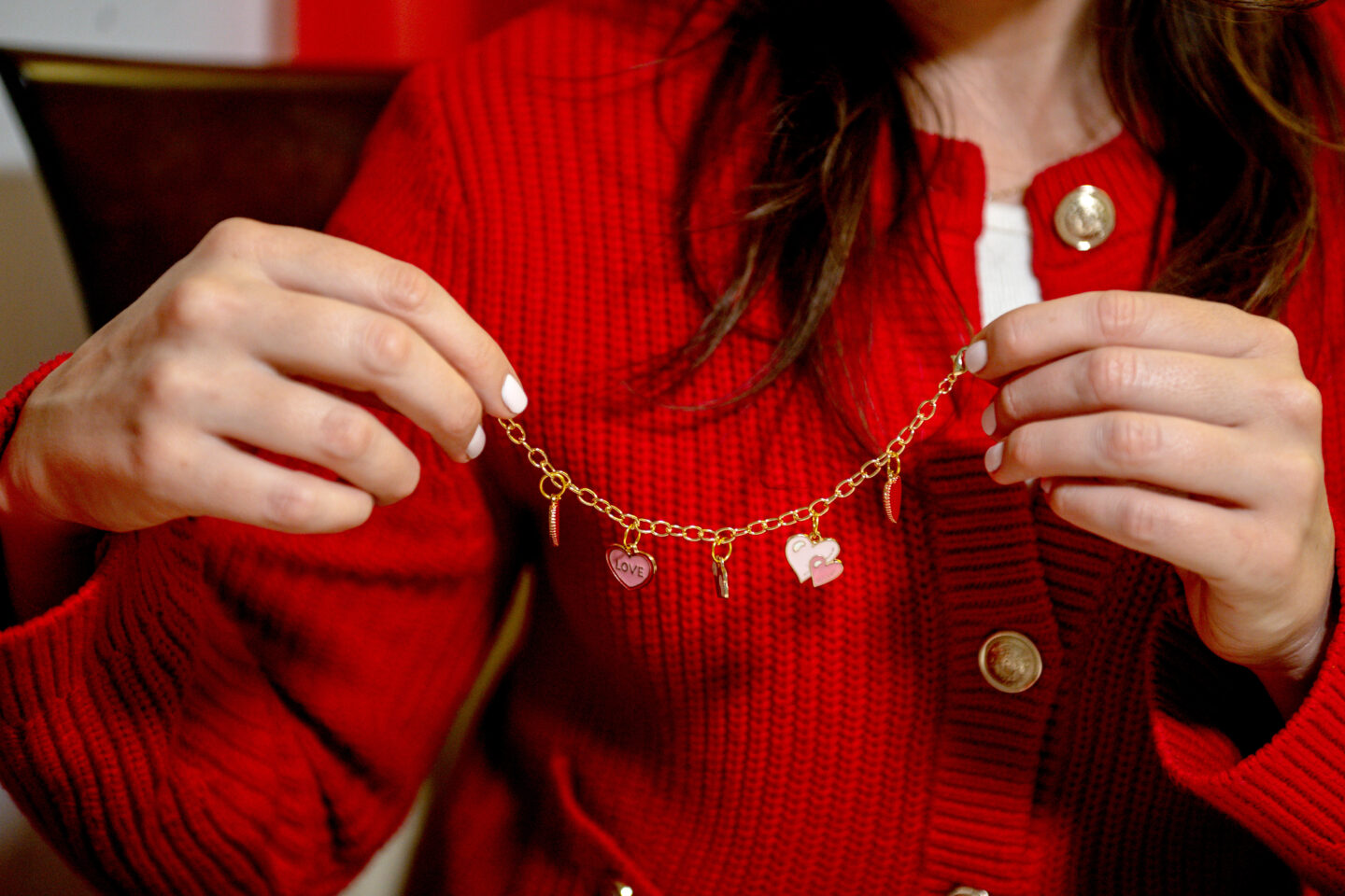 Valentine's Day Activities. Dips and Chicks. Valentine's Day party. Galentine's Day party. Charm Bracelets.