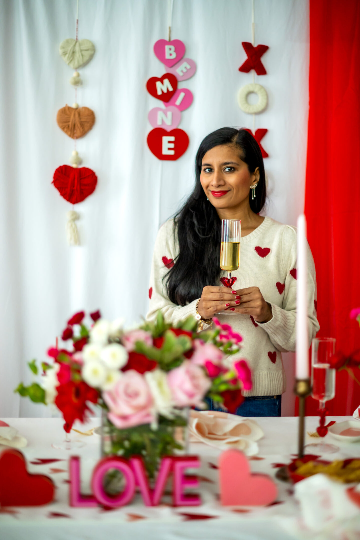 Valentine's Day Activities. Dips and Chicks. Valentine's Day tablescape. Valentine's Day party. Galentine's Day party. 