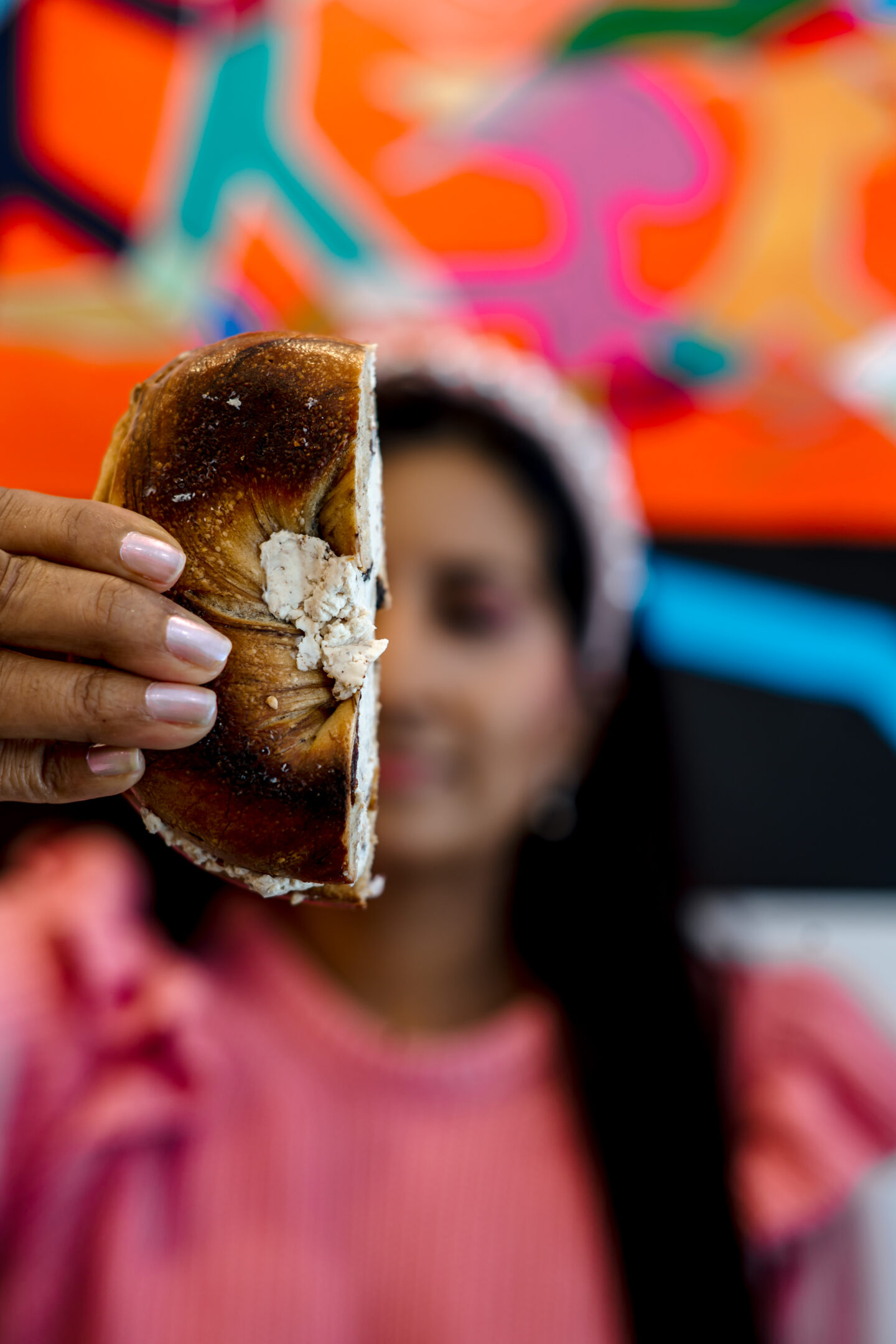 Cinnamon Raisin Grand Central Bagels from Jumbo Bagel Cafe
