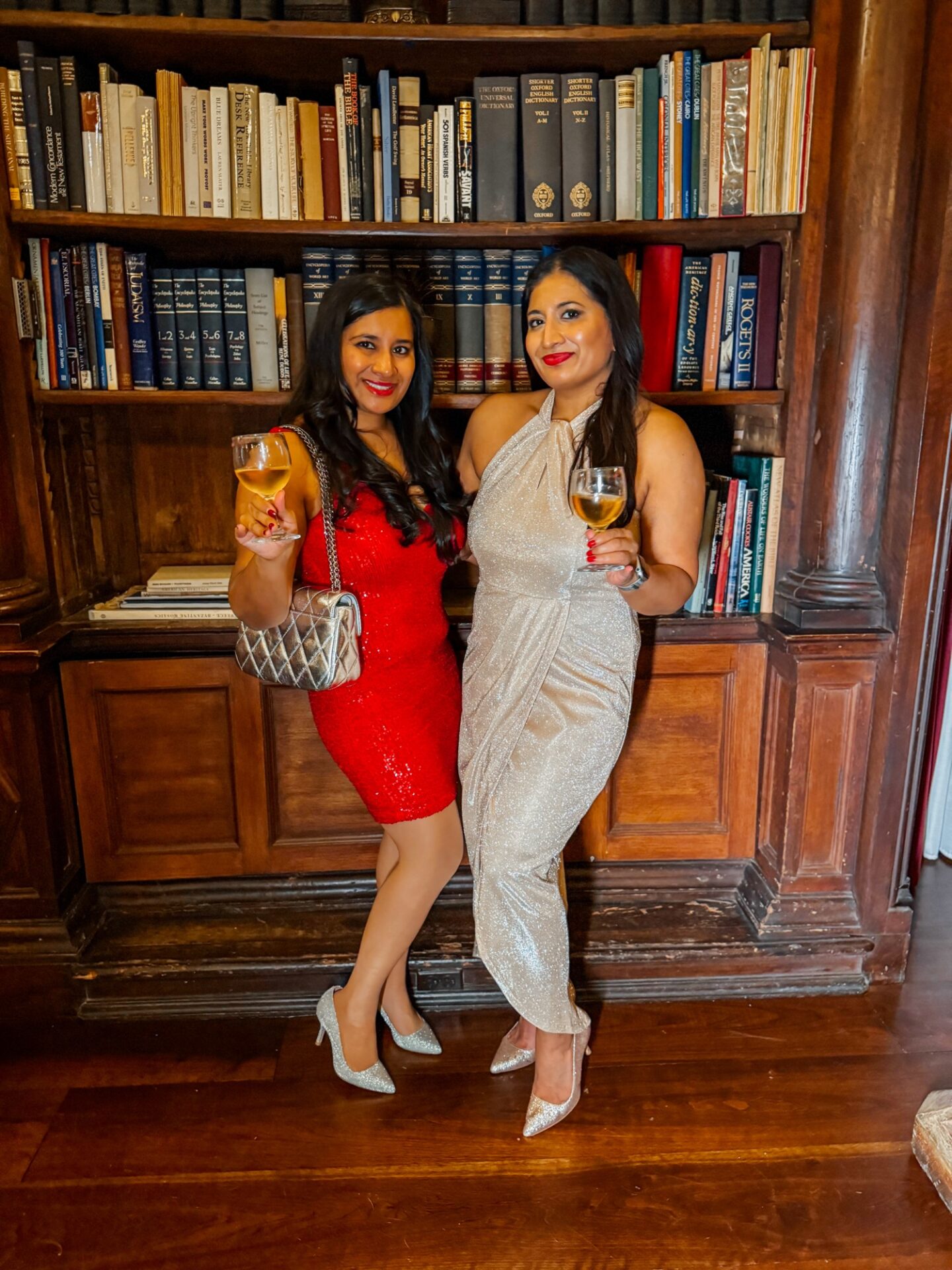 twins before weight loss at a Gala