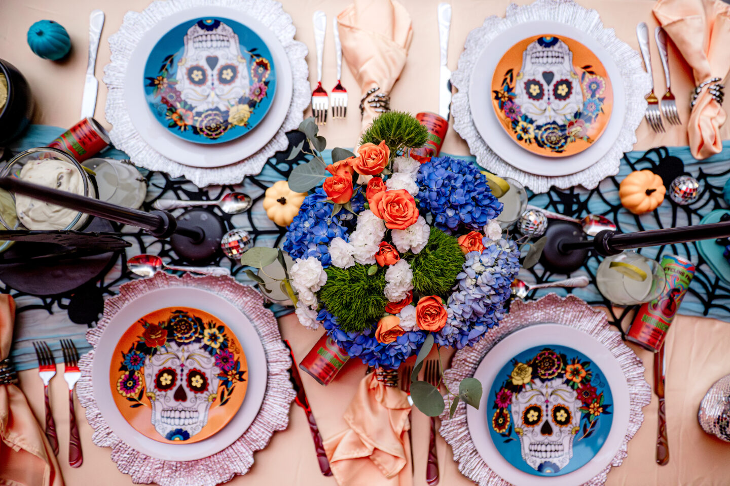 Summerween Party: Day of Dead Plates, Cycling Frog Margarita
