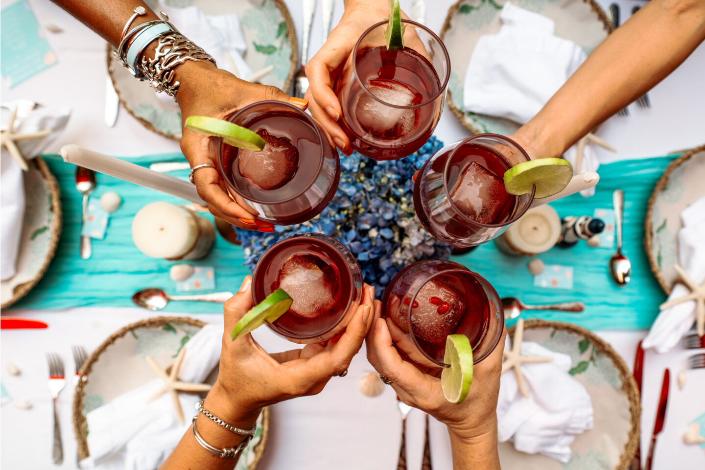 Summer I Turned Pretty Party pomegranates margaritas 