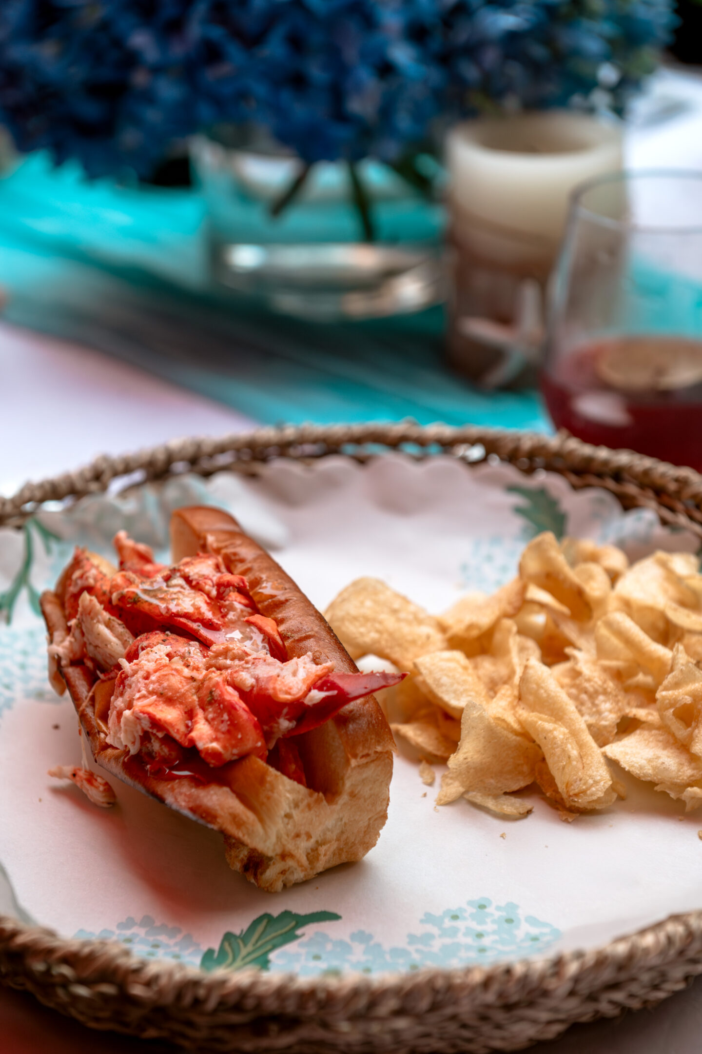 Summer I Turned Pretty Party lobster rolls and cape cod chips