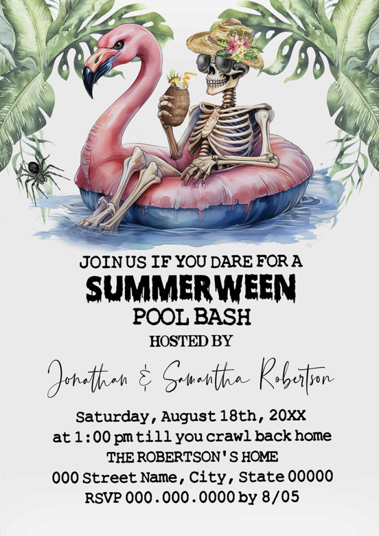 Summerween Party Invite