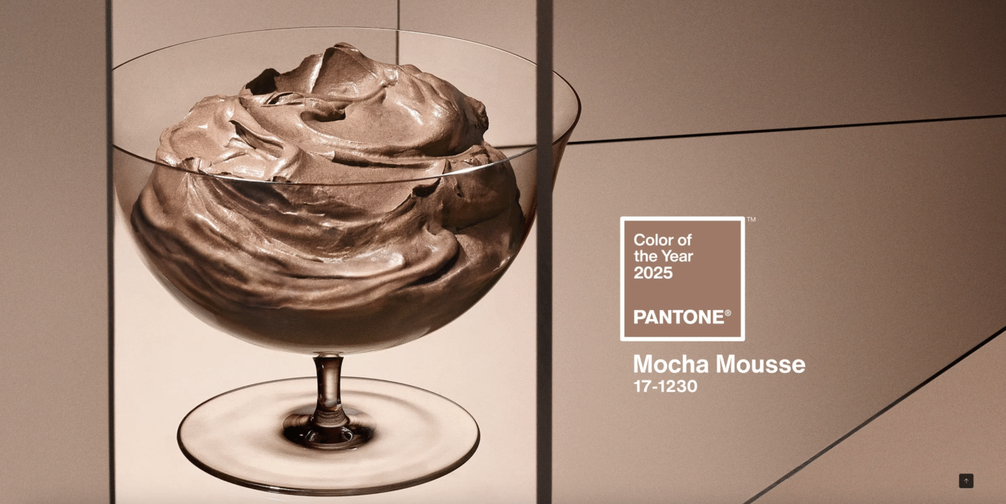 PANTONE Color of the Year Mocha Mousse