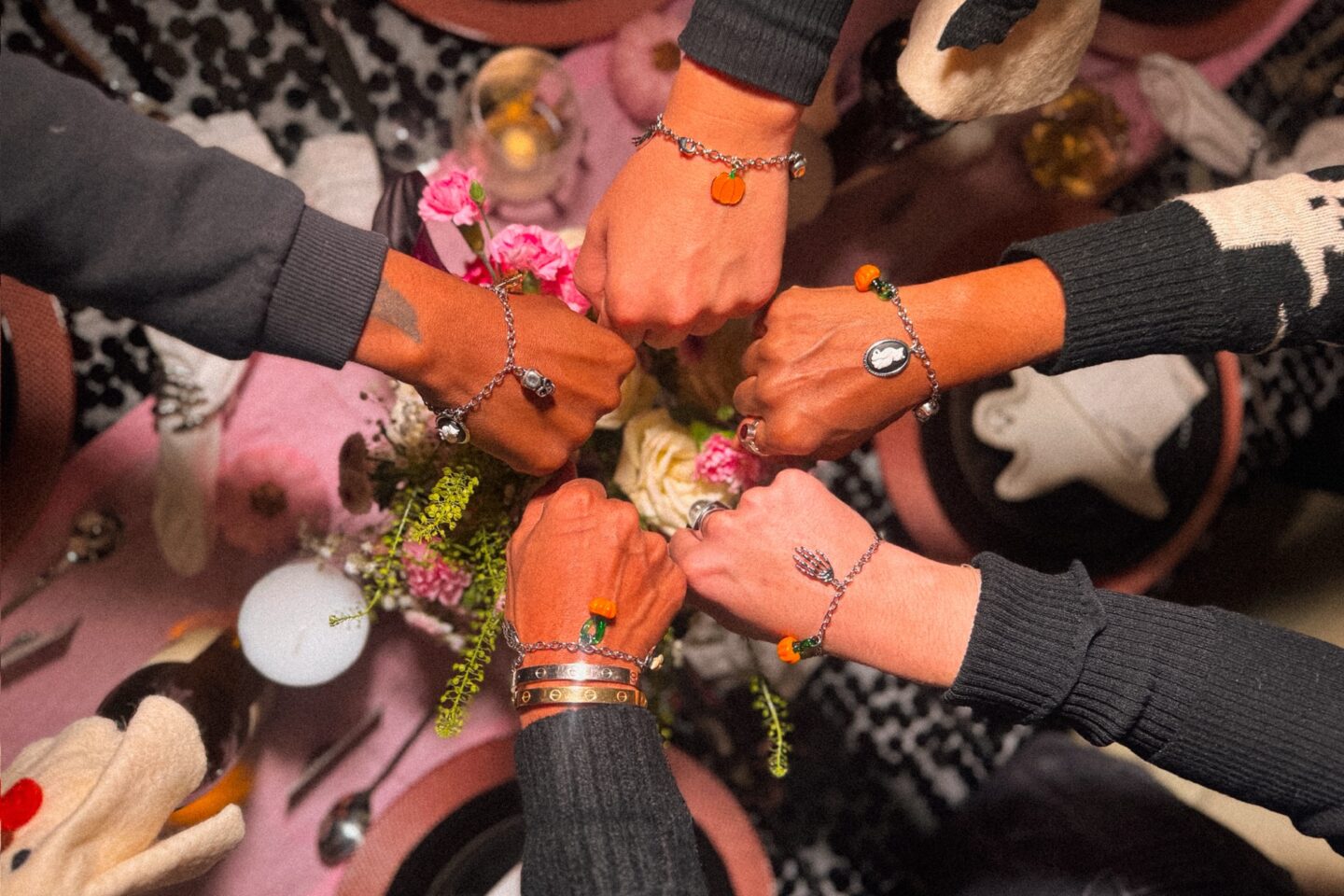 Halloween Dinner Ideas Favors: Brooklyn Charm Custom Bracelets
