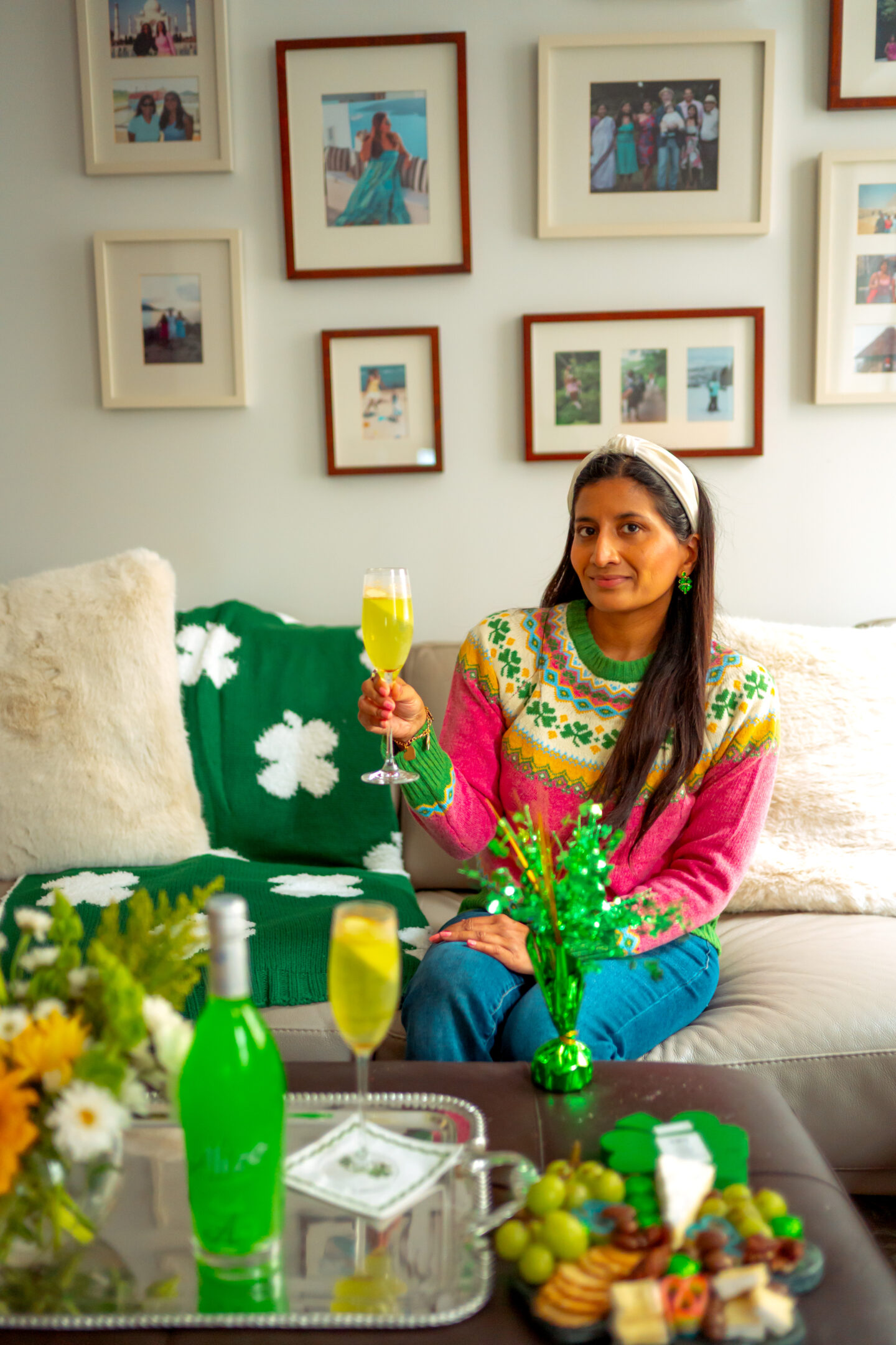 St. Patrick’s Day Decor Ideas. Alize. St. Paddy's Food. Saint Paddy's Day drinks. KJP Shamrock Sweater. 