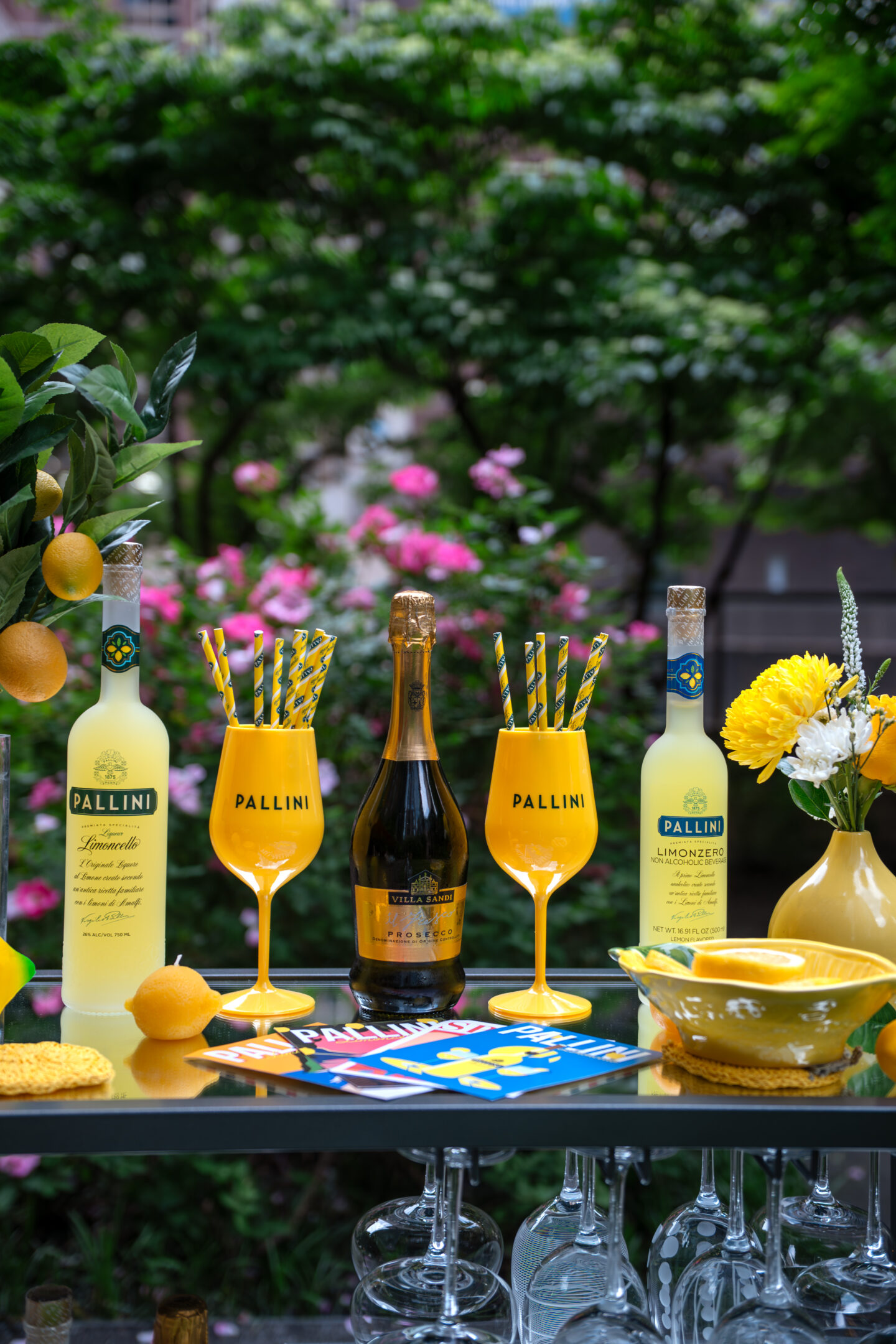 Pallini Lemon Week Bar Cart